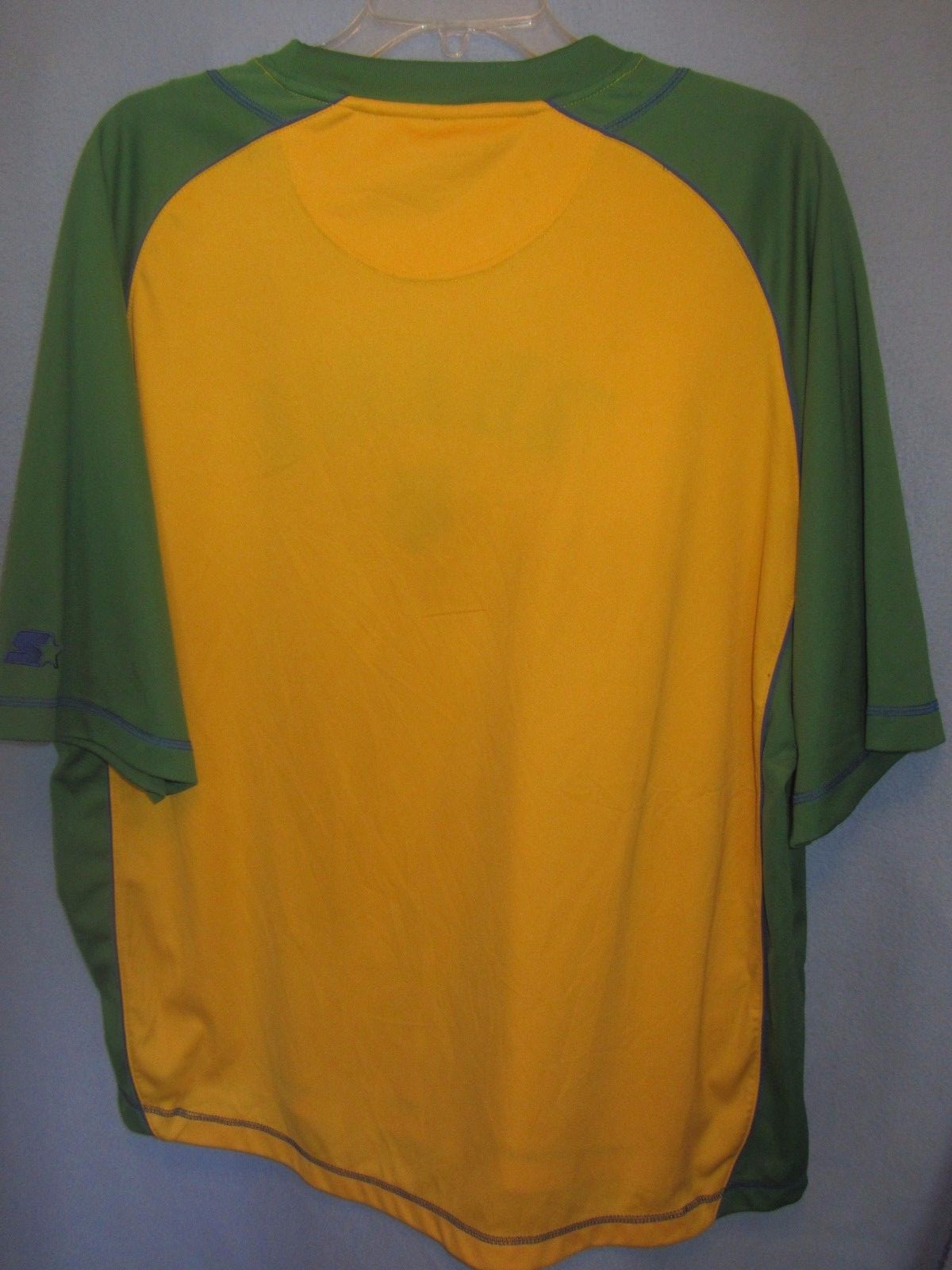 Starter Brasil futebol  soccer jersey sz XL 100% polyester sewn  Brazil