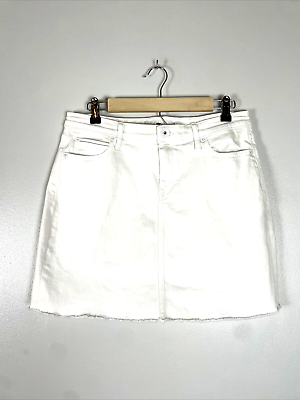 Vineyard vines top white denim skirt