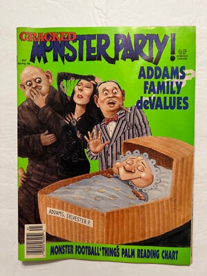 Cracked Monster Party Addams Family deValues #23 Spring 1994