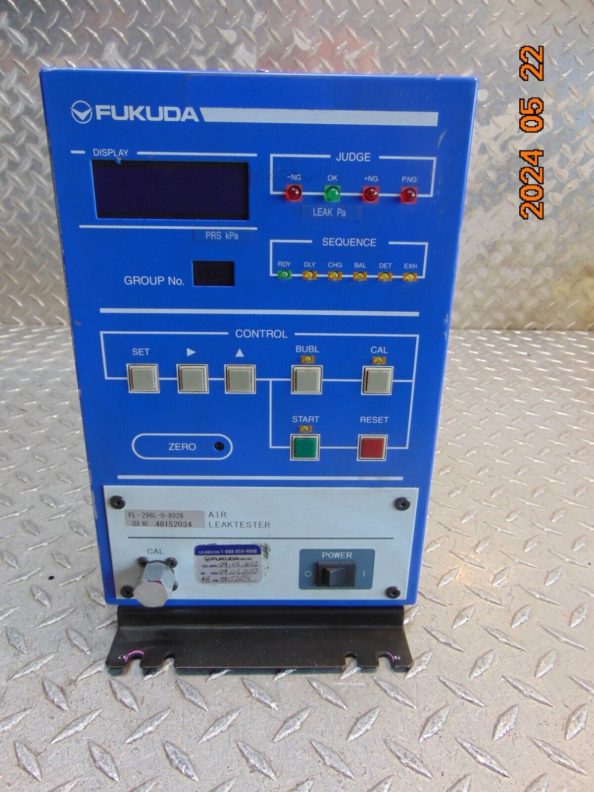 FUKUDA FL-296L-X026 AIR LEAK TESTER with SEPARATOR FUKUDA FL-296L-X026 AIR LEAK TESTER with SEPARATOR