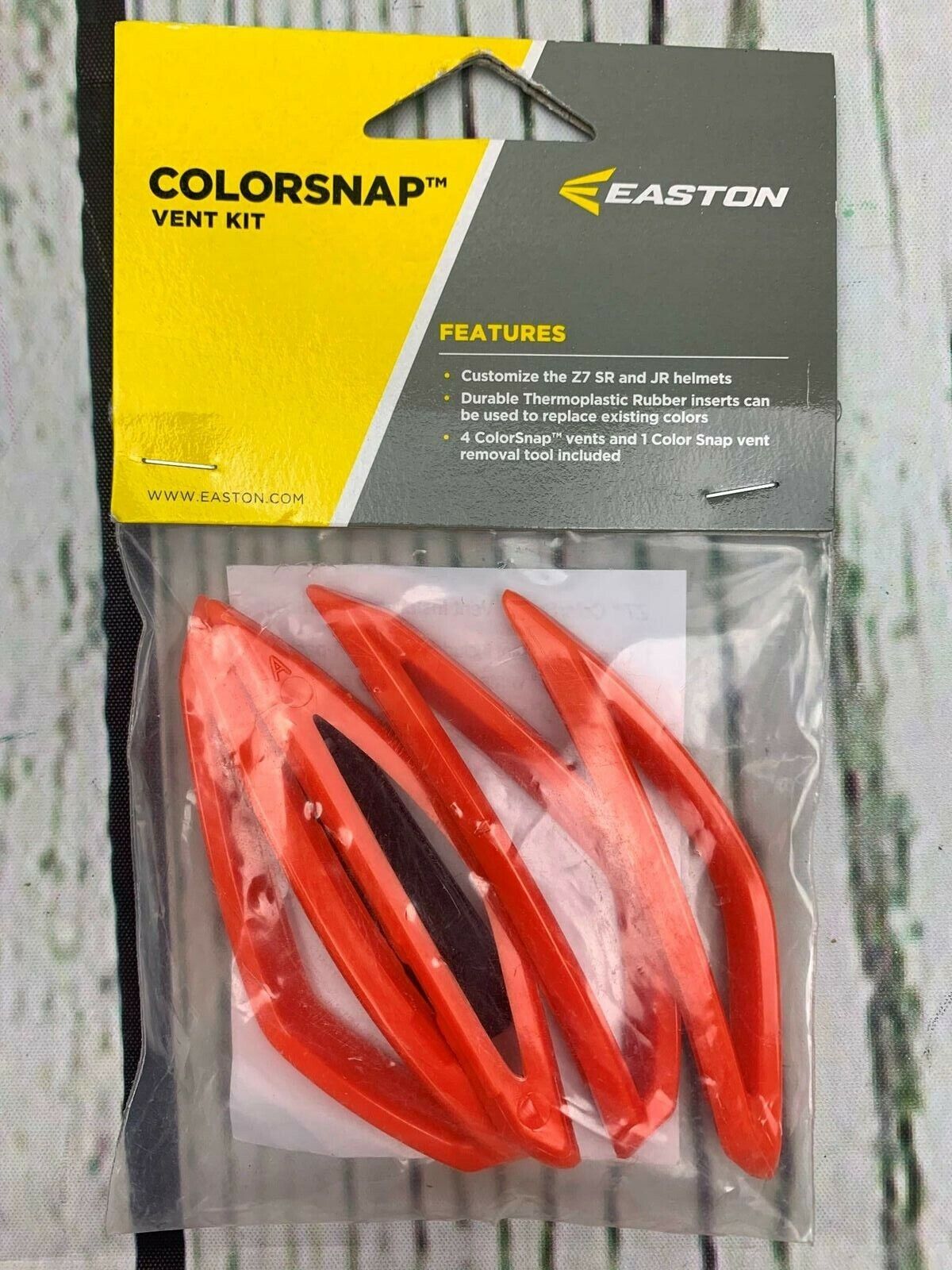 Easton Z6 Z7 Series COLORSNAP Vent Kit Orange