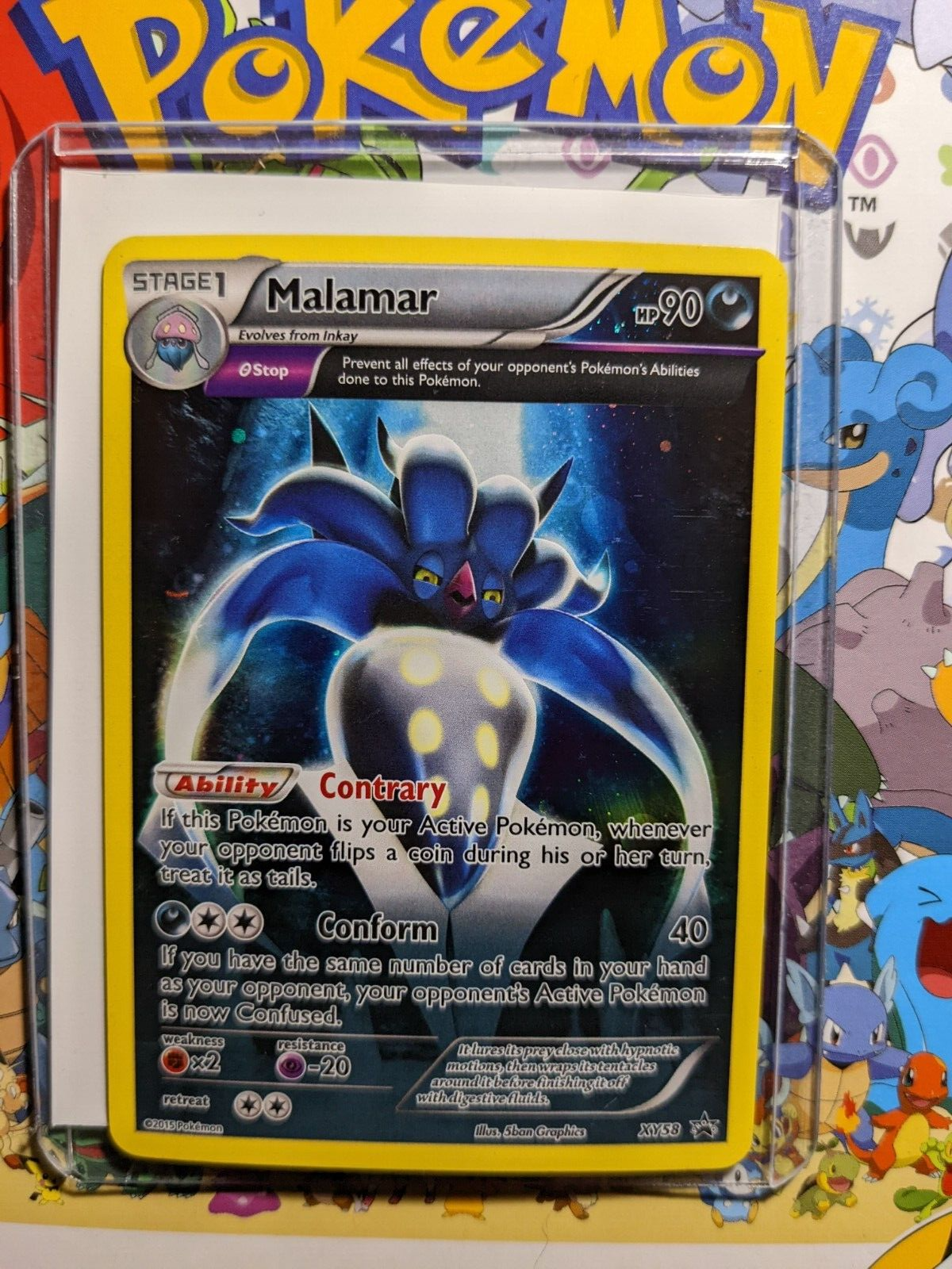Malamar XY58 - Black Star Promo - Ultra Rare Holo Full Art