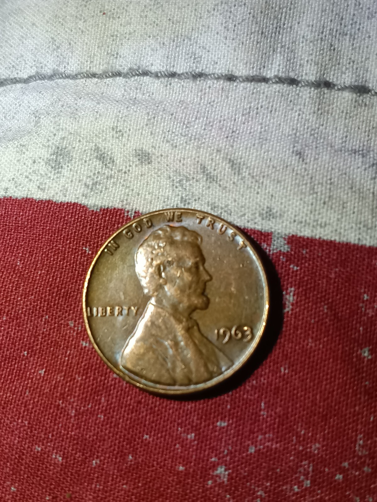1963 Lincoln Memorial Penny No Mint Mark L Error RARE US