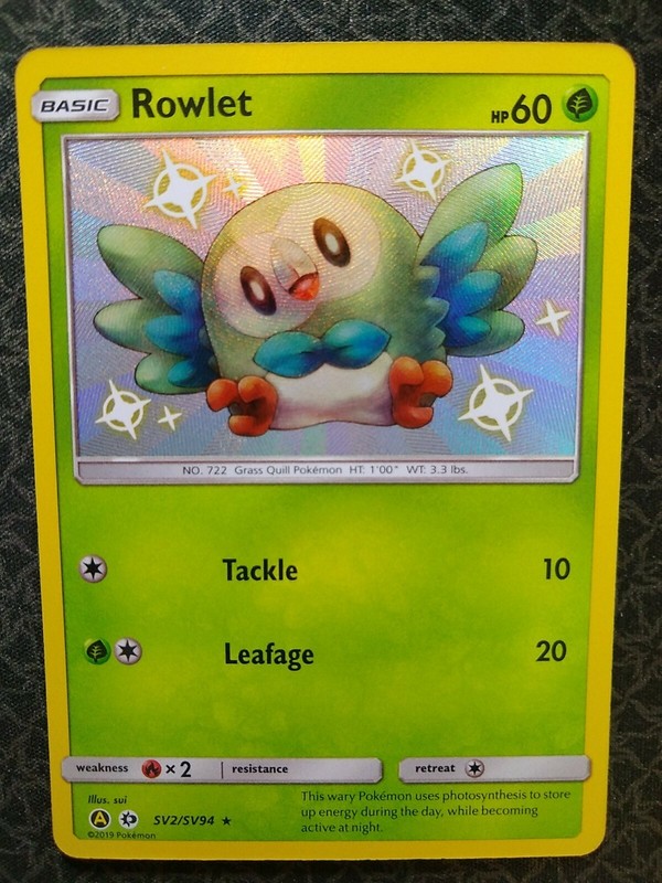 Rowlet Pokemon Cards Find Pokemon Card Pictures With Our Database 