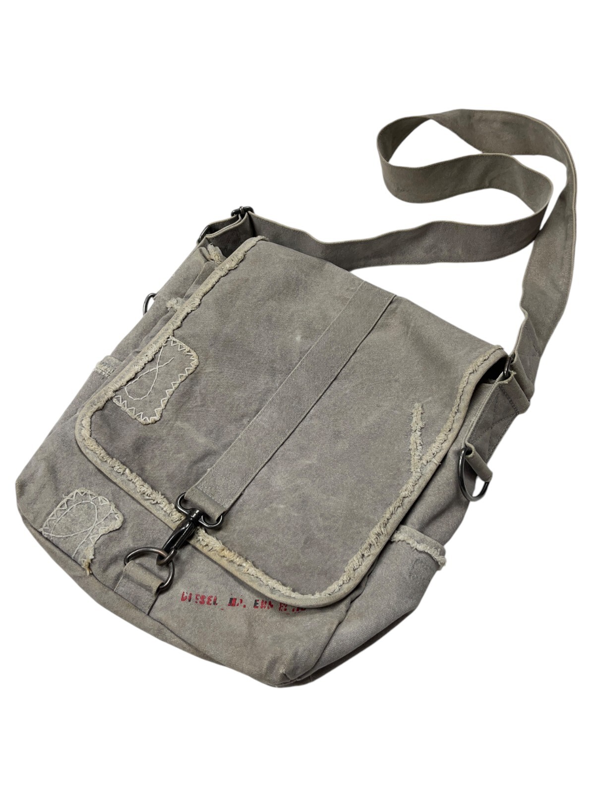 Vintage Diesel Canvas Distressed Style Crossbody Bag Utility Vintage Diesel Canvas Distressed Style Crossbody Bag Utility
