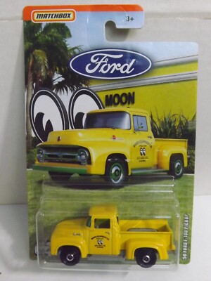 2018 Matchbox  Ford Moon Equipment Co. Speed Shop Yellow '56 Ford F-100 Pickup