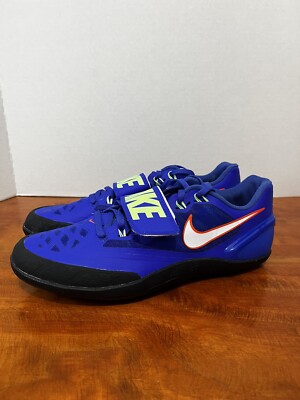 Nike Zoom Rotational 6 Racer Blue Black Throwing Shoes 685131-400 Men s Size 8