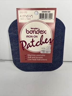 Wright s Bondex Iron-On Denim Patches