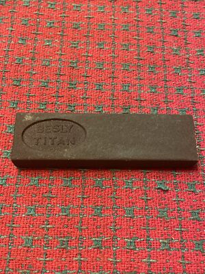 Vintage Sharpening Stone Besly Titan USA   NOS
