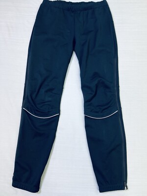 Rossignol Womens XL Soft Shell Pants Black Stretch Ski Pants Vented Knees Padded