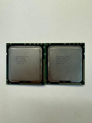 Lot of 2 Intel Xeon E5540 SLBF6 2.53GHz 8M Quad Core LGA 1366 Server CPU 80W