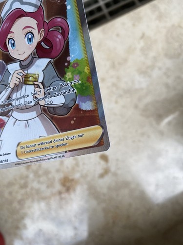 Pokemon Karte Pokemon Center Dame -Trainer- Fullart 185185 Farbenschock 
