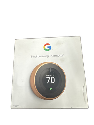 Google Nest Learning Thermostat (3 Rd Gen) Polished Gold