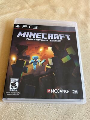 Minecraft PS3 PlayStation 3 Edition  *Great Condition* Blu-ray Disc