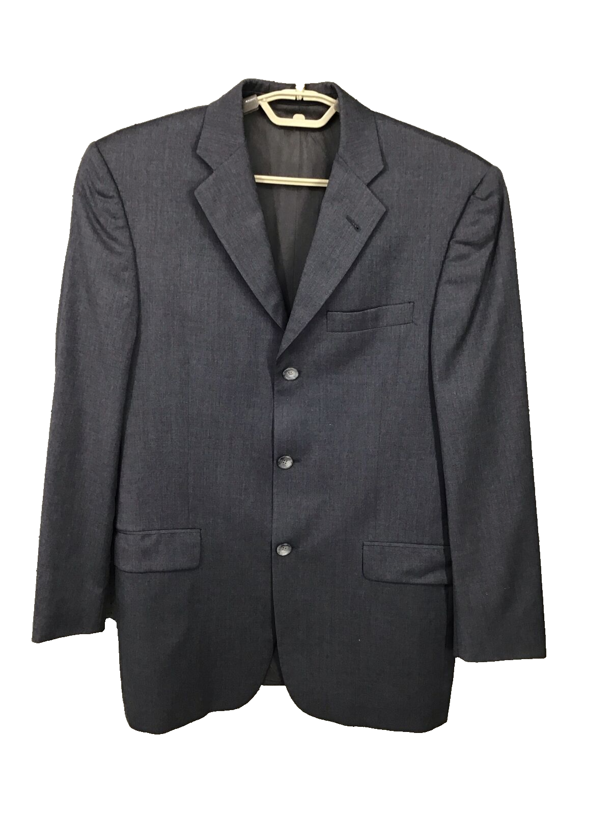 Men's Blazer Sports Coat Vintage Burberry Blazer Men’s 38R   Wool Gray