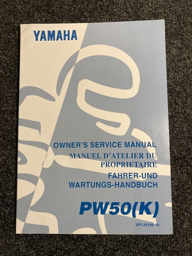 Genuine Yamaha PW50 pw50 pw 50 50cc Service Manual Owners