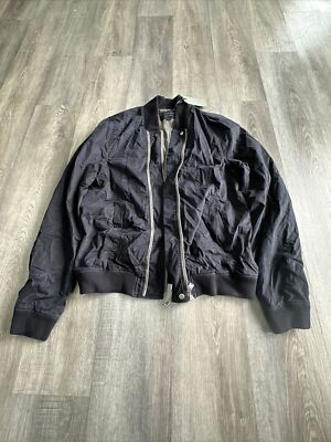 nwt all saints steine biker leather jacket size us4uk8 373713121971