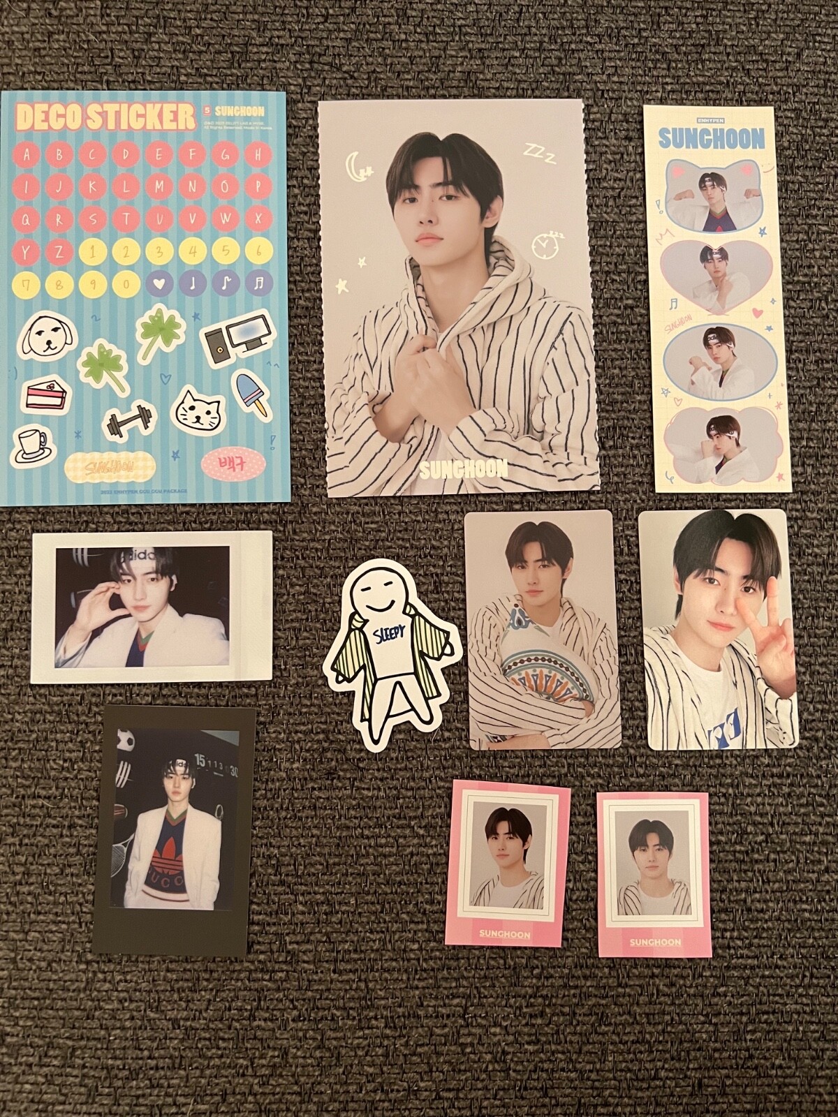 ENHYPEN シーグリ decokit ✨ unboxing enhypen deco kit ggu ggu package 2023