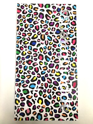Agenda 3 Column  Appointment Book Coloured  Leopard Print Salons, Hairdressers,