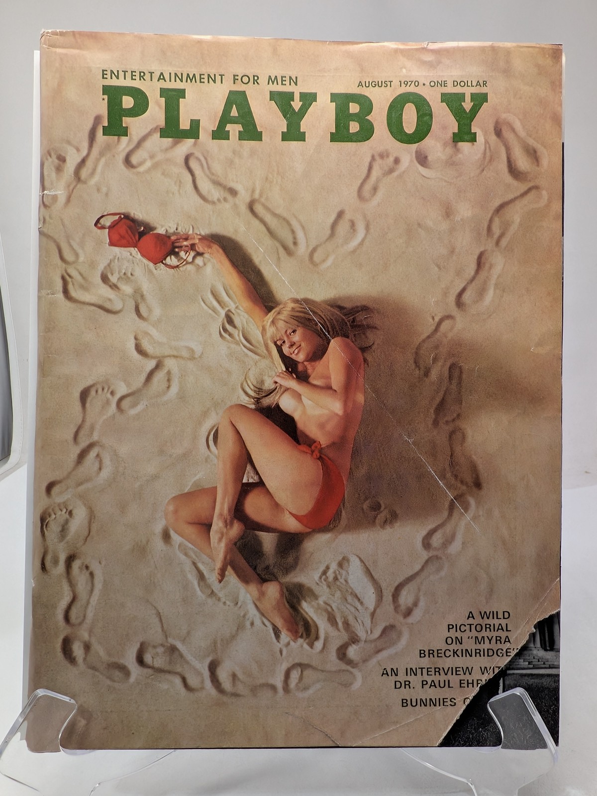 Playboy Magazine August 1970 🔥 CG Linda Donnelly 🔥 PM Sharon Clark 🔥 D