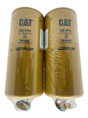 2 Pack Caterpillar 2568753 256-8753 FUEL WATER SEPARATOR High Efficiency