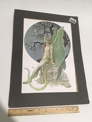 P.D. Breeding Dragons Don t Eat Virgins  II Signed Print Fantasy Art WEAR See 