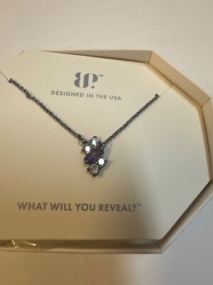 bomb party necklace one more chapter hematite plating