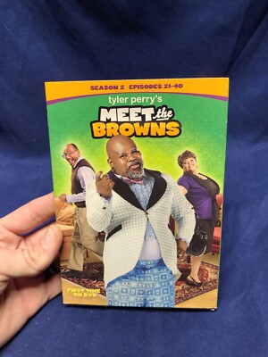 Tyler Perry's Meet the Browns - Season 2 (DVD, 2011, 3-Disc Set) Brand New!