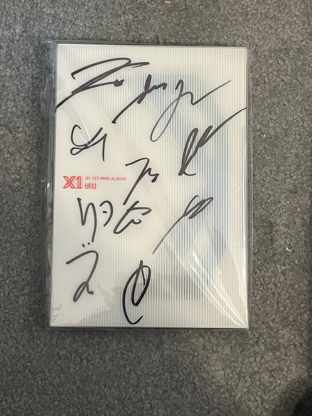 K-POP・アジア X1 QUANTUM LEAP X1 Quantum Leap (Bisang Version) - all member signed promo