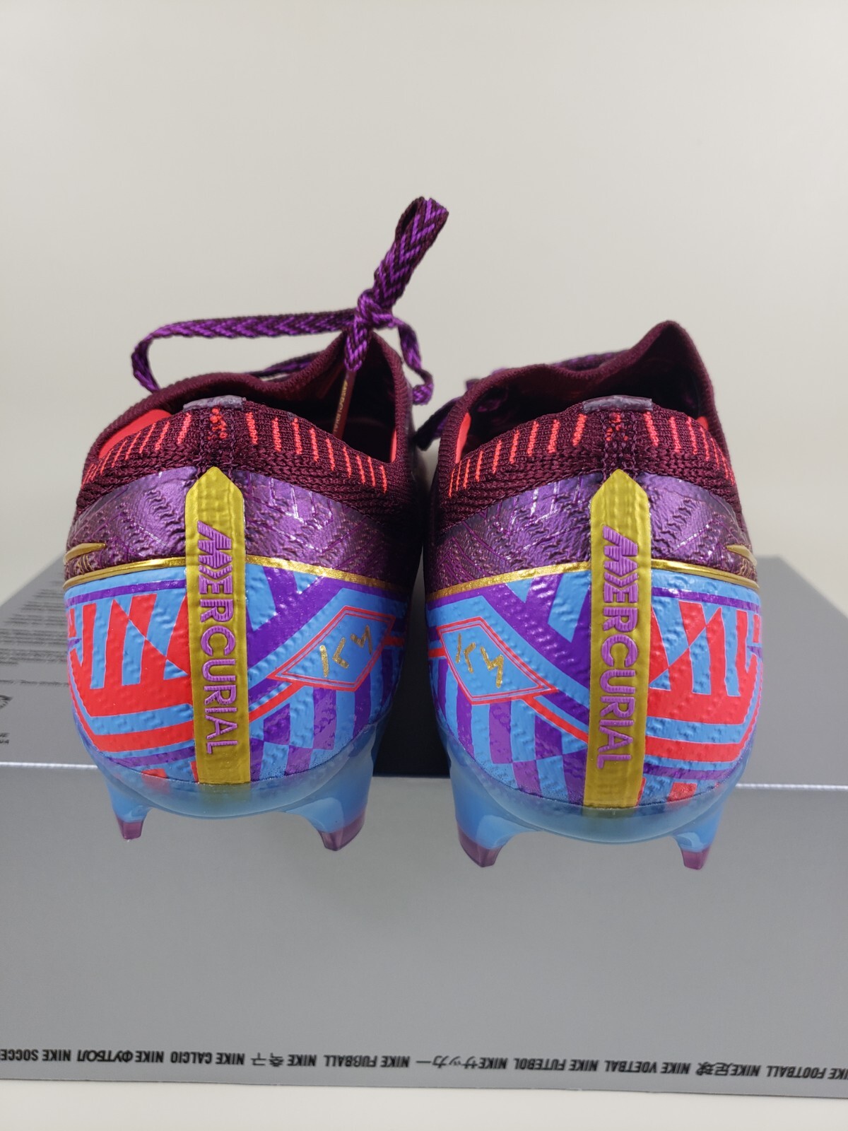 Pre-owned Nike Zoom Mercurial Vapor 15 Elite Fg Men Size 10.5 Mbappe Dr9996-694 In Purple