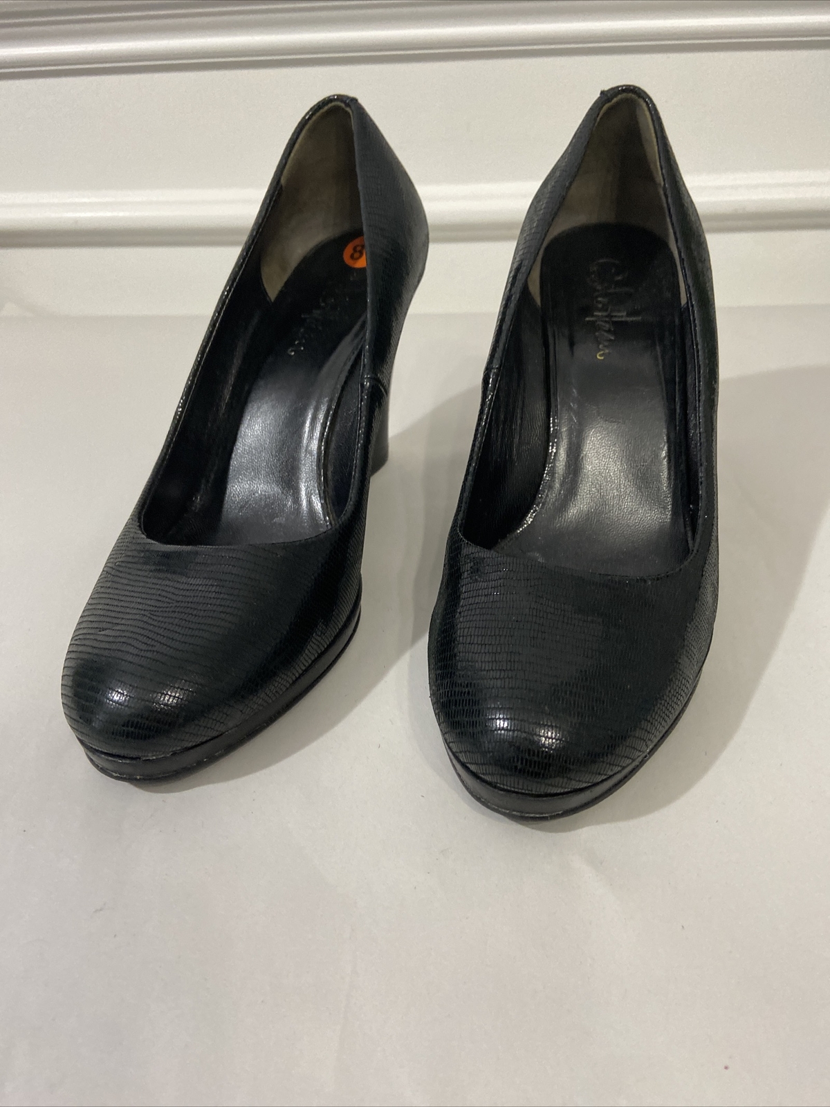 cole haan black wedges