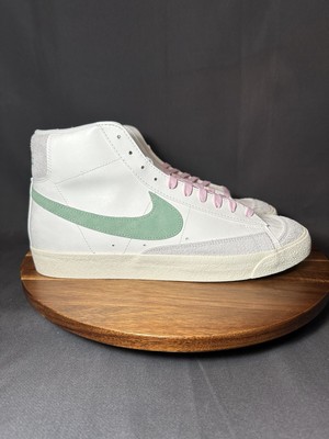 Size 13 Nike Blazer Mid '77 PRM Sail Green Pink DO9787-100 Men's Shoes NEW