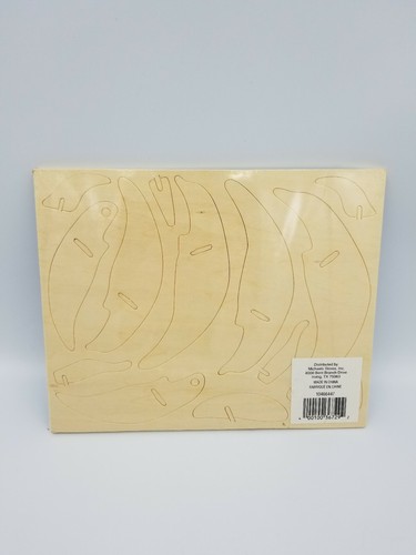 Creatology Wooden Dolphin 3D Puzzle/Figure Kit New in Package - No Stick On Eyes