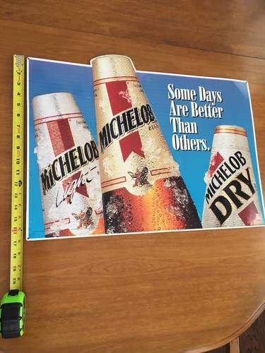 1993 Michelob BEER metal Sign 24