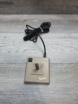 Vintage Kraft 9-pin Mazemaster Joystick For Atari/Commodore - Tested and Working