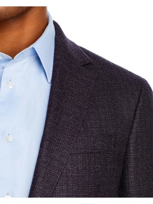 Pre-owned Theory Mens Bowery Navy Extra Slim Fit Wool Blend Suit Separate Blazer 38s