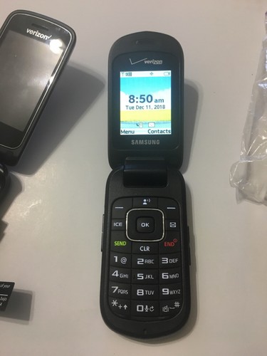 cell phone lot Blackberry Curve Verizon ZTE & Samsung Flip Phones