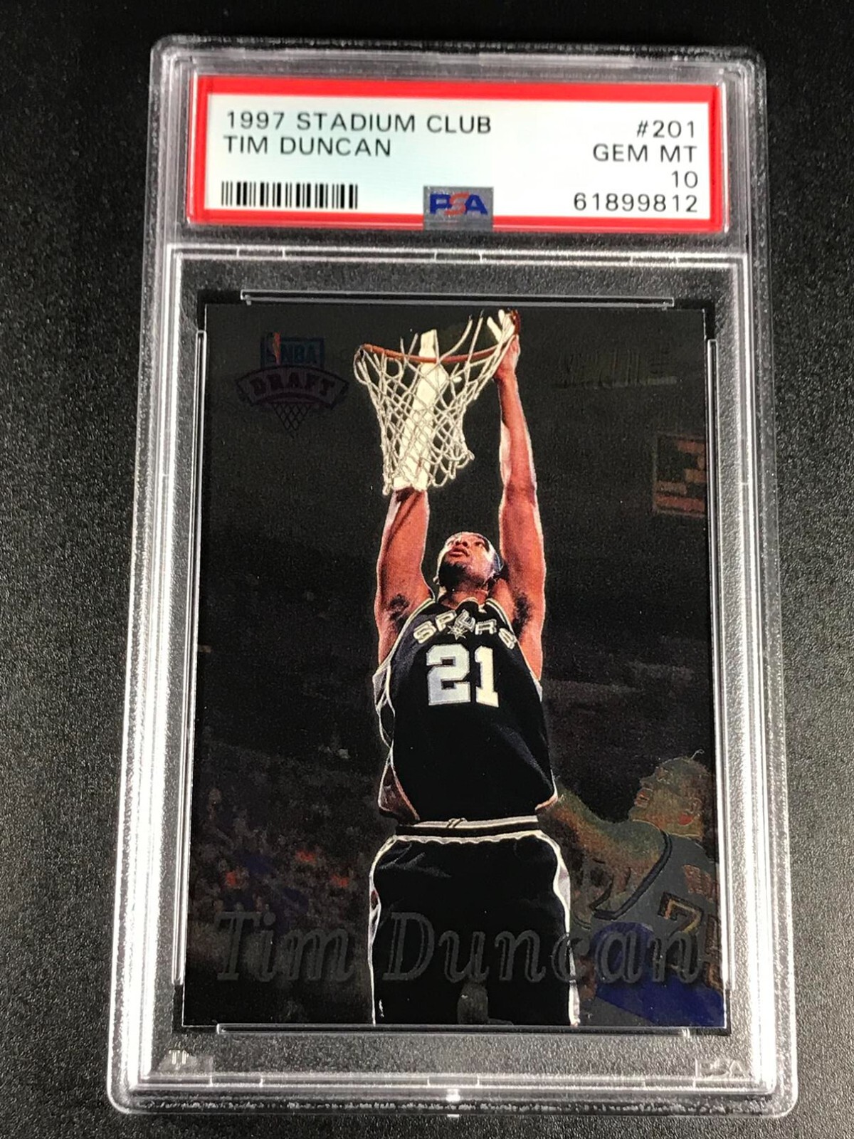 NBA サインカード TIMDUNCAN(ティムダンカン) 1997 激レア