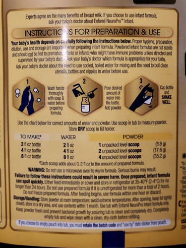 Enfamil NeuroPro Infant Baby Formula, Powder 20.7 oz.. Sealed Free Shipping