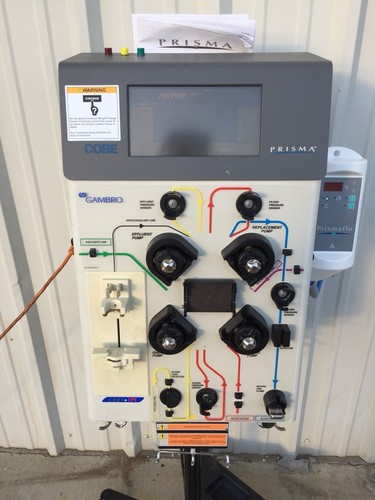 Cobe Prisma Dialysis Machine Cat No. 018080100 with Attached Prismaflo