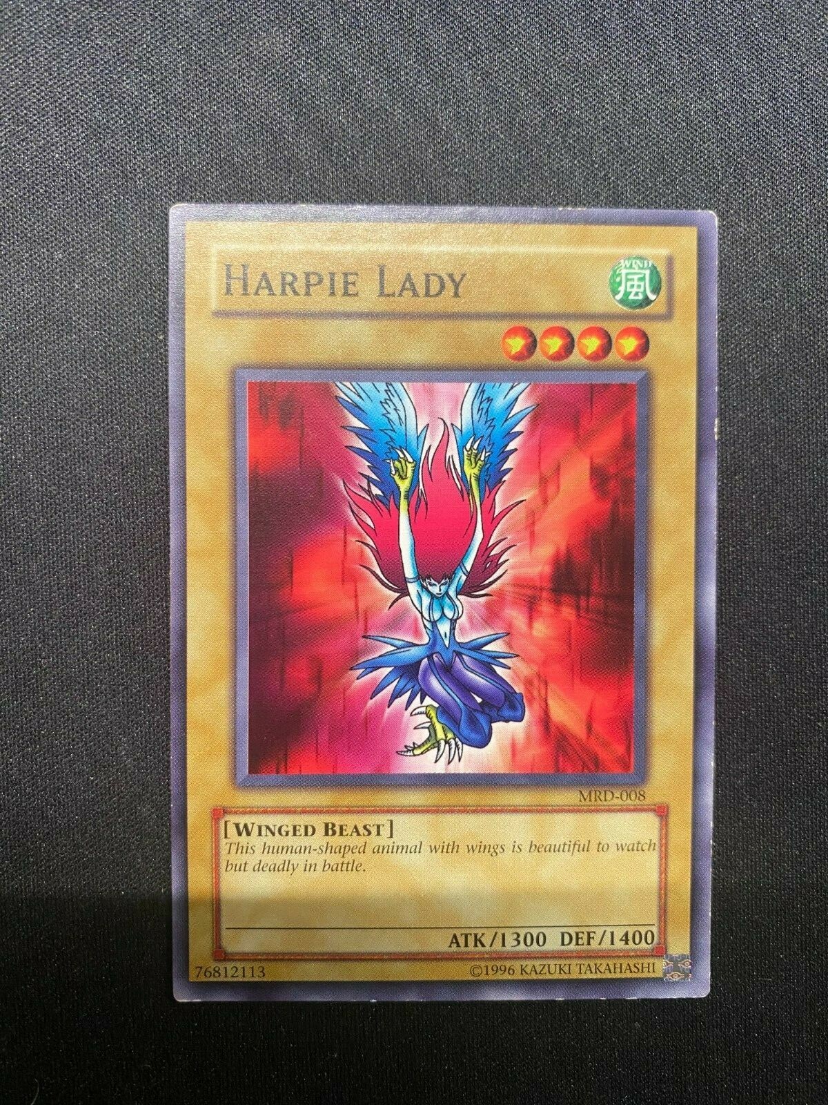 Harpie Lady Original Art Uncensored Common MRD-008 Light Harpie Lady Original Art Uncensored Common MRD-008 Light