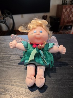 VINTAGE 1995 MATTEL CABBAGE PATCH CHRISTMAS FAIRY HOLLY LEAVES CBK DOLL
