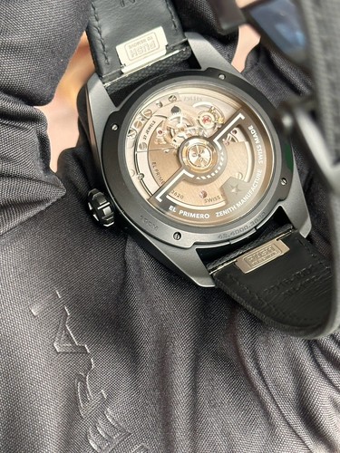 Pre-owned Zenith Pilot Automatic Black Dial Watch 40 49.4000.3620/21.i001