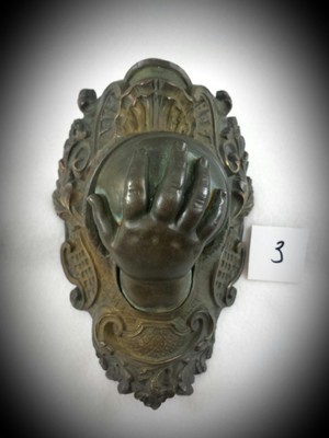 1800's ANTIQUE SOLID BRONZE BILLIARD POCKET RETURNS COMPLETE SET OF 6