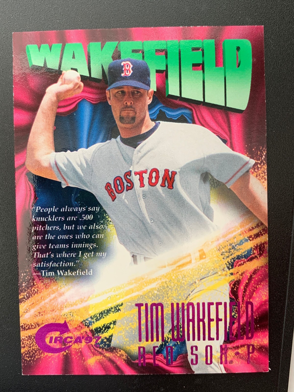 1997 Skybox Circa Baseball Rave #286 Tim Wakefield /150