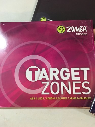 Zumba Fitness Target Zones 3 DVD, Exhilarate soundtrack, and program NEW Sealed