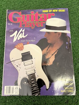Guitar Player May 1990 Featuring Steve Vai Tons of New Gear