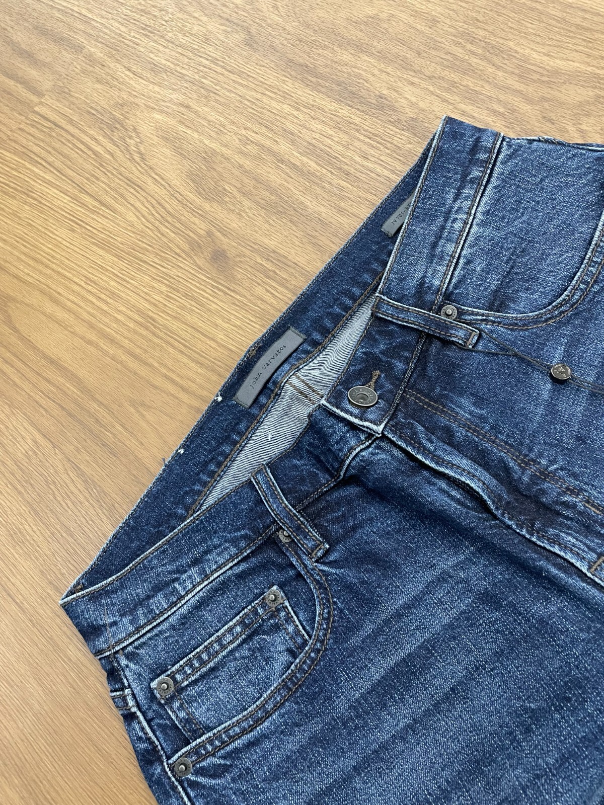Pre-owned John Varvatos $338  Jv701-charlie Wash In Indigo Size:38 In Blue