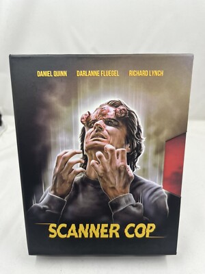 Scanner Cop 1 & 2 (4k & Blu-ray) set w/ Slipcover Vinegar Syndrome Sealed OOP