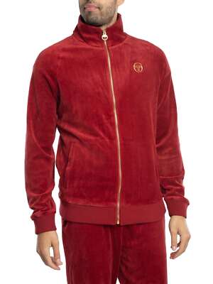 Мужская спортивная куртка из велюра Sergio Tacchini, красная